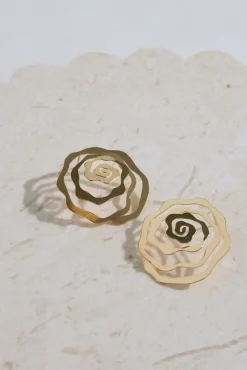 Earrings>Hello Molly 18K Gold Plated Enchanted By You Earrings Gold