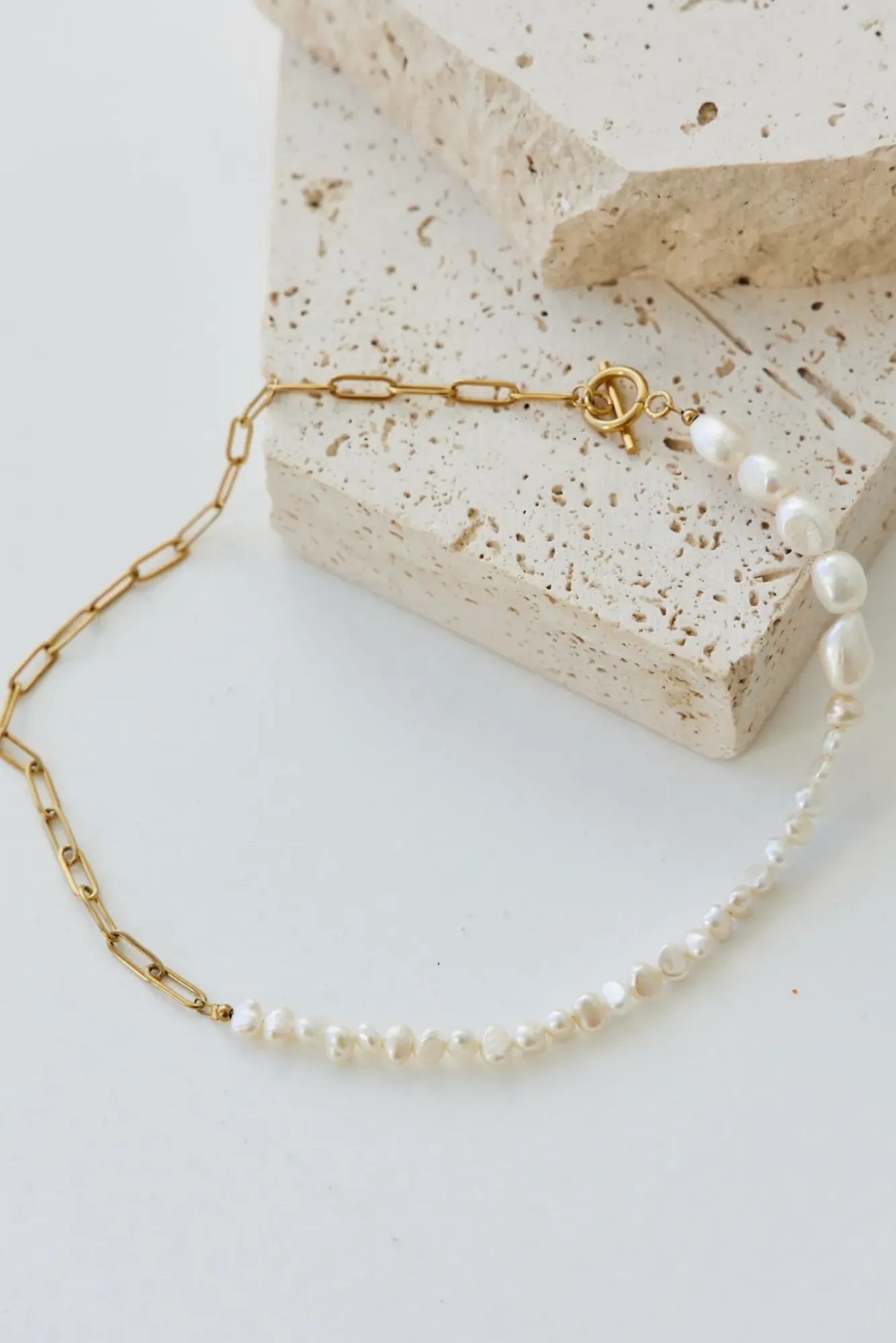 Necklaces>Hello Molly 18k Gold Plated Falling Fast Necklace
