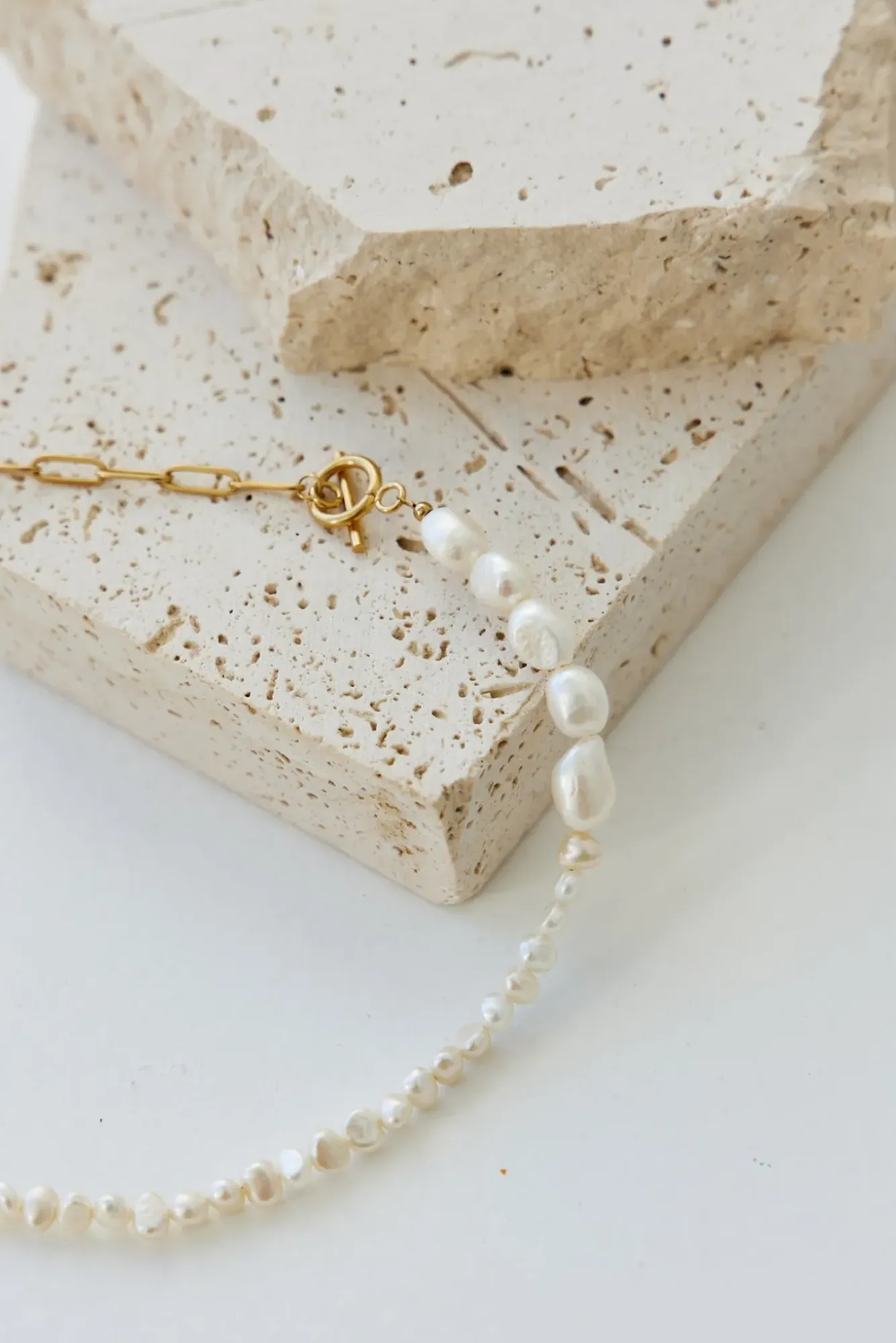 Necklaces>Hello Molly 18k Gold Plated Falling Fast Necklace