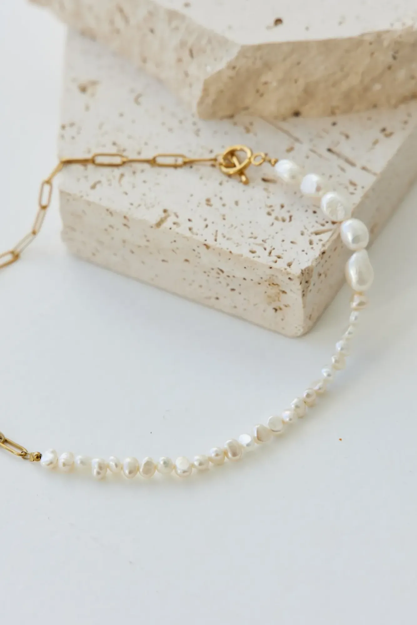 Necklaces>Hello Molly 18k Gold Plated Falling Fast Necklace