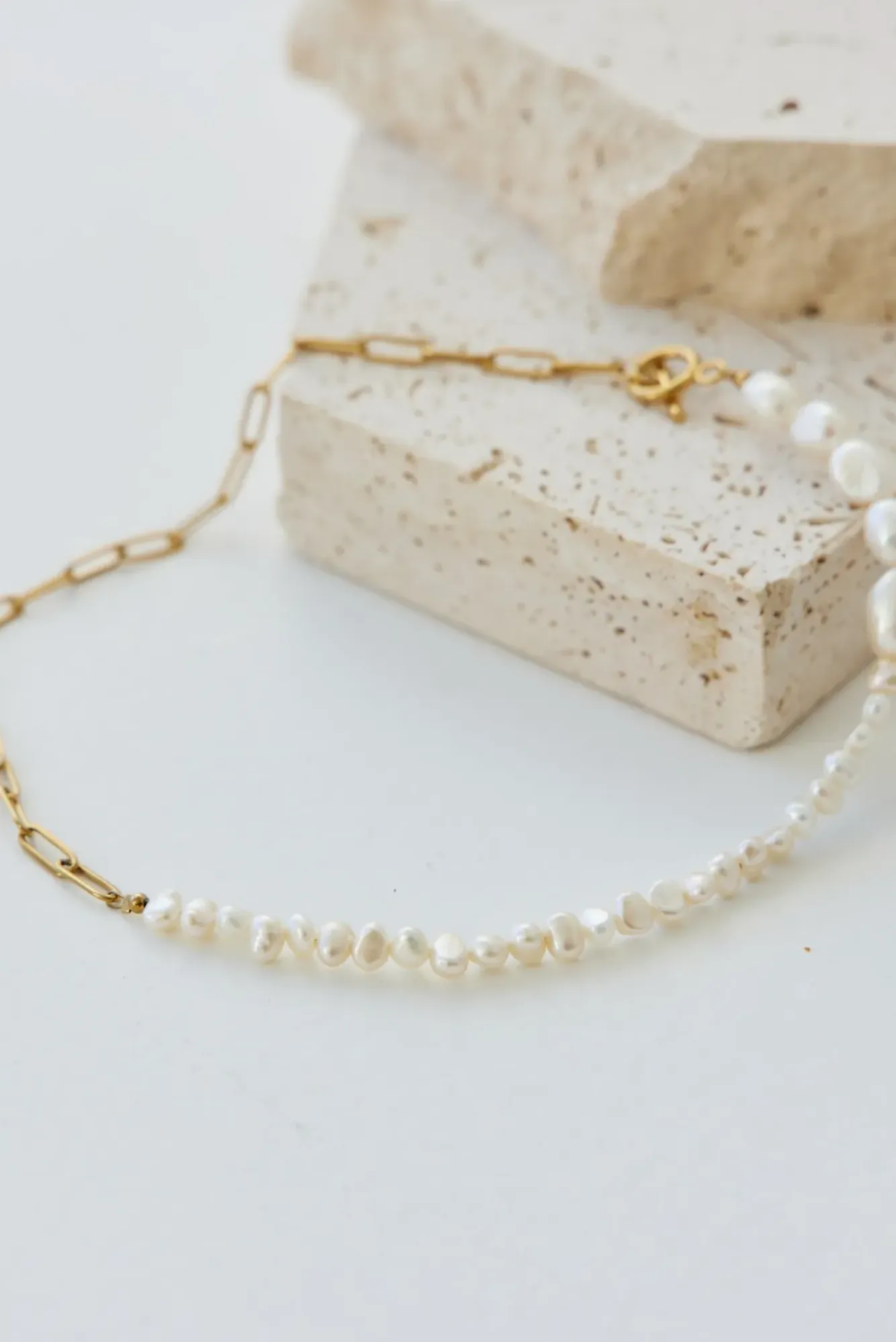 Necklaces>Hello Molly 18k Gold Plated Falling Fast Necklace