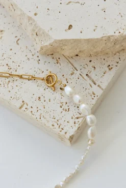 Necklaces>Hello Molly 18k Gold Plated Falling Fast Necklace