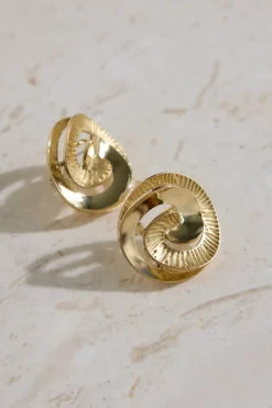 Earrings>Hello Molly 18K Gold Plated Fira Earrings Gold
