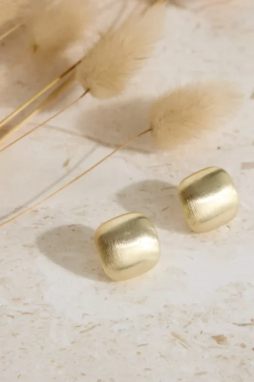 Earrings>Hello Molly 18K Gold Plated First Class Earrings Gold
