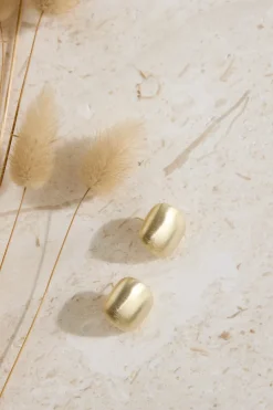 Earrings>Hello Molly 18K Gold Plated First Class Earrings Gold