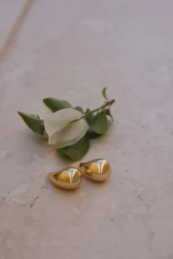 Earrings>Hello Molly 18k Gold Plated Iconic Moment Earrings Gold