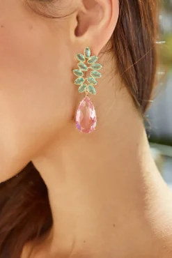 Earrings>Hello Molly 18k Gold Plated Island Treasure Earrings Gold