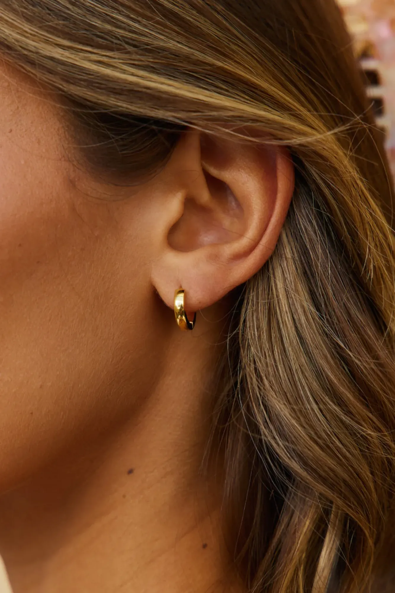 Earrings>Hello Molly 18k Gold Plated Mine Forever Earrings Gold