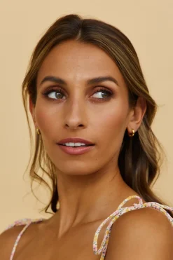 Earrings>Hello Molly 18k Gold Plated Mine Forever Earrings Gold