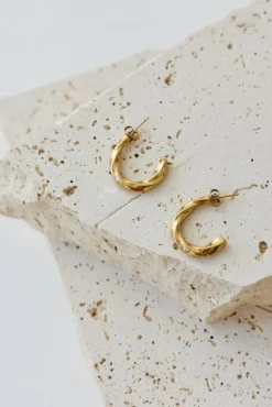 Earrings>Hello Molly 18k Gold Plated Mithriel Earrings Gold