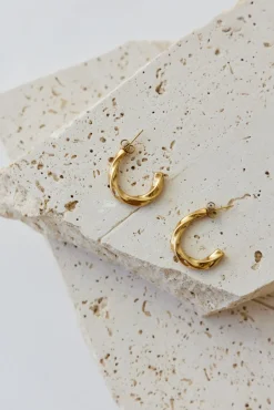 Earrings>Hello Molly 18k Gold Plated Mithriel Earrings Gold