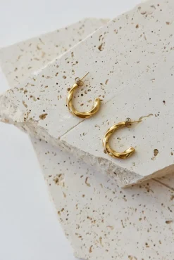 Earrings>Hello Molly 18k Gold Plated Mithriel Earrings Gold
