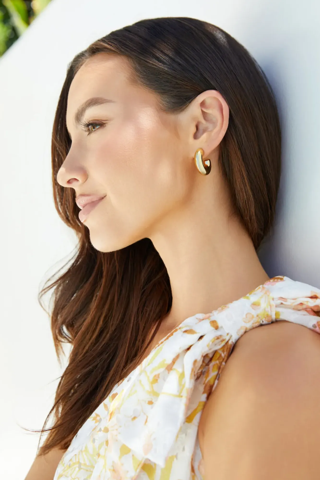 Earrings>Hello Molly 18K Gold Plated On Trend Earrings Gold