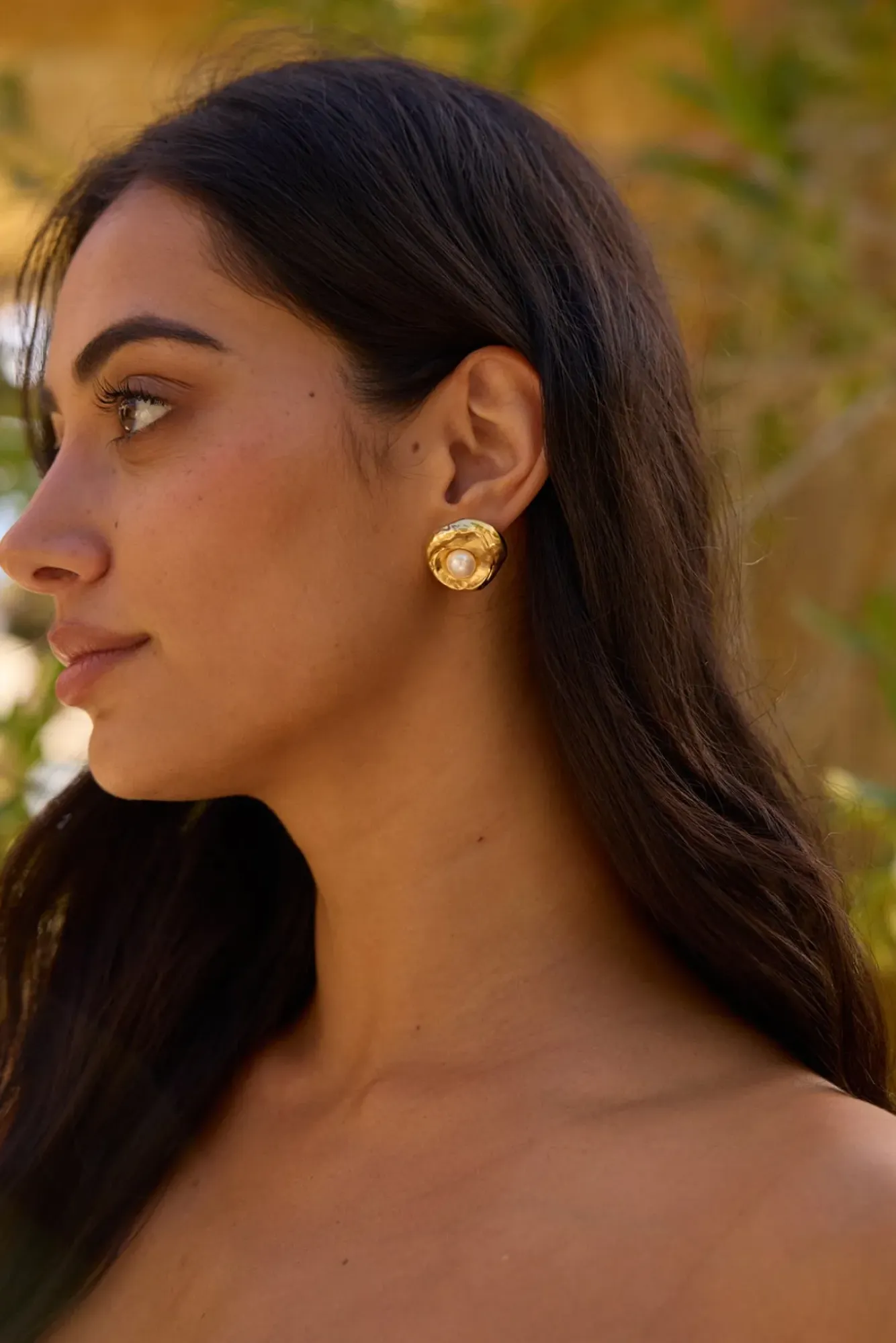 Earrings>Hello Molly 18K Gold Plated Sea Bound Earrings Gold