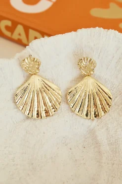 Earrings>Hello Molly 18K Gold Plated Sea Shine Earrings