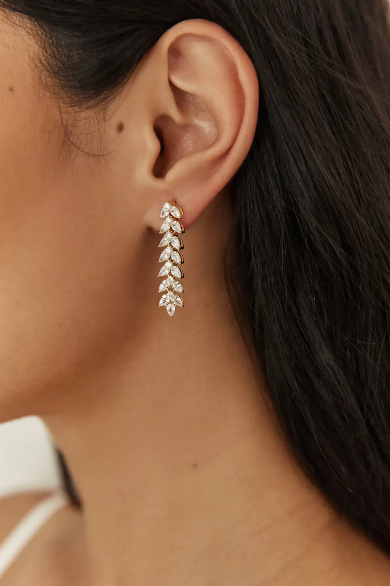 Earrings>Hello Molly 18K Gold Plated Shimmer Spark Earrings Gold
