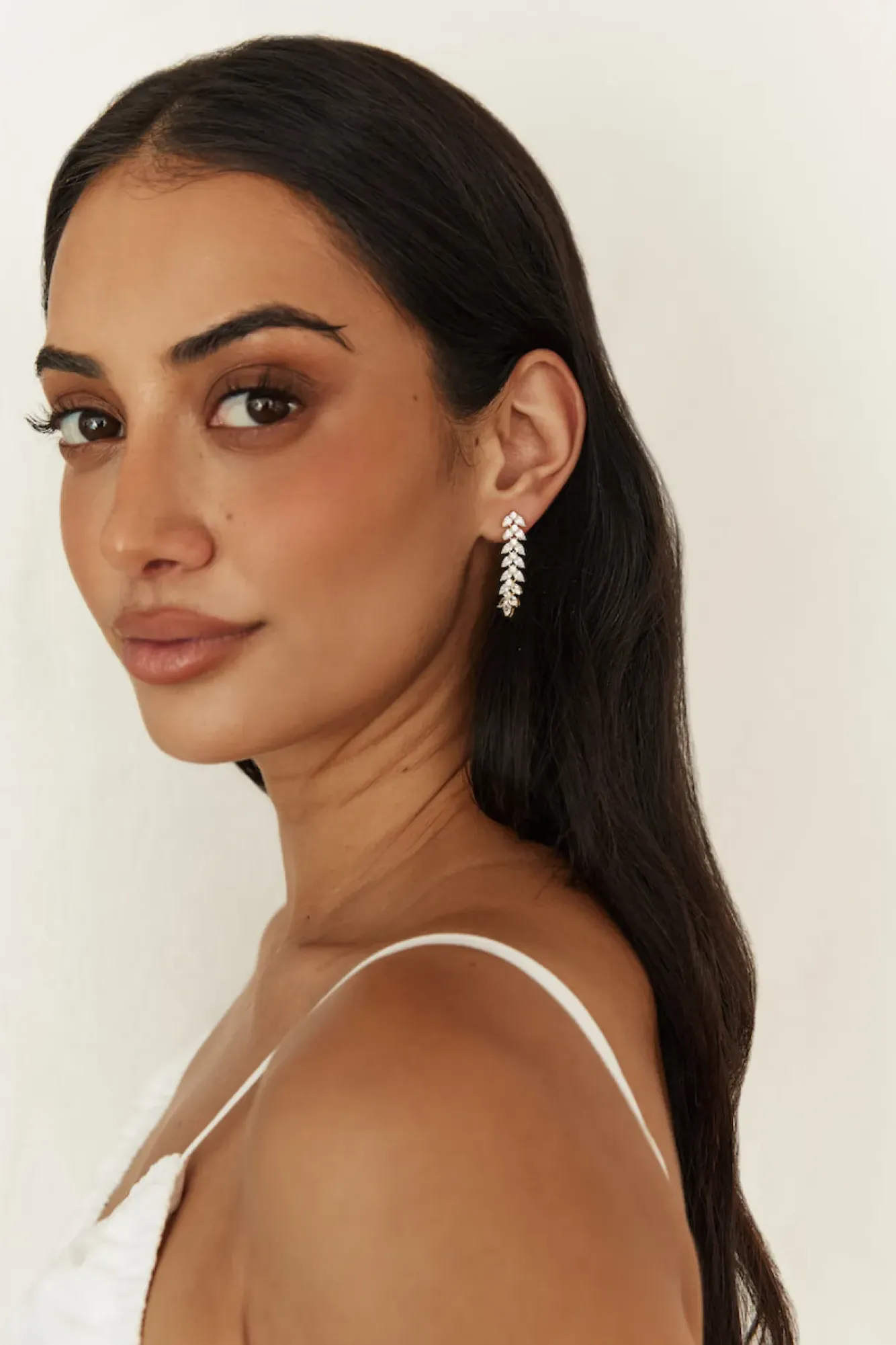 Earrings>Hello Molly 18K Gold Plated Shimmer Spark Earrings Gold