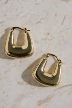 Earrings>Hello Molly 18K Gold Plated The Classics Earrings Gold