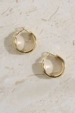Earrings>Hello Molly 18K Gold Plated True Self Earrings Gold