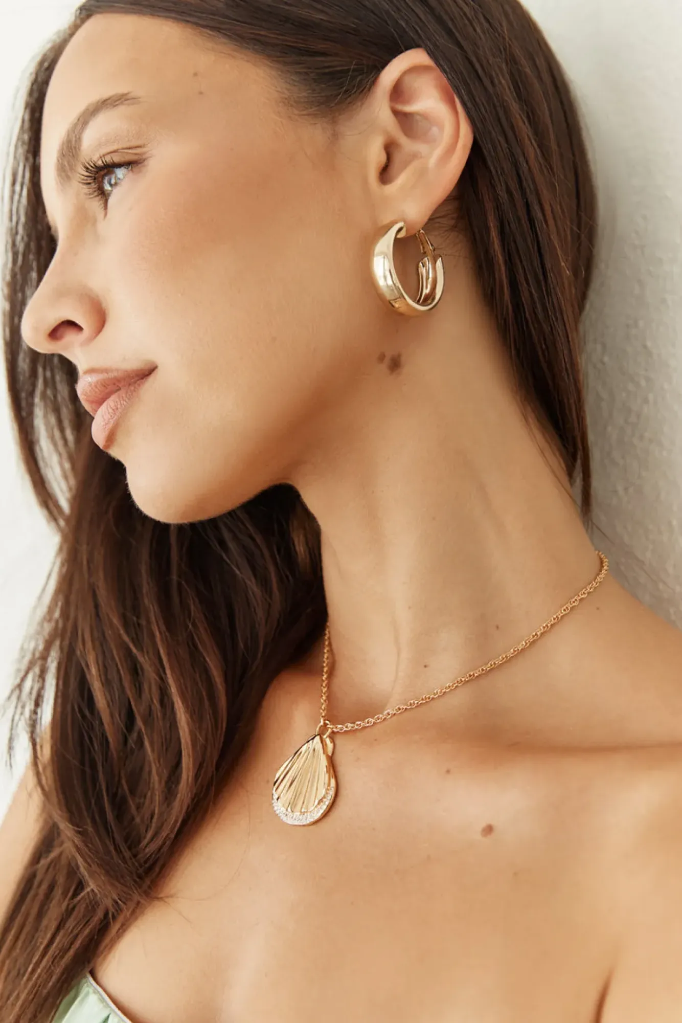 Earrings>Hello Molly 18K Gold Plated True Self Earrings Gold