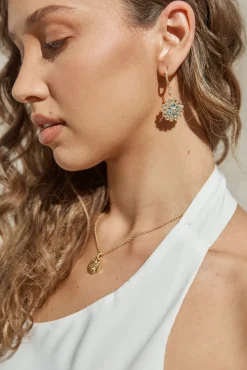Bracelets|Earrings>Hello Molly 18k Gold Plated Unique Beauty Earrings Gold