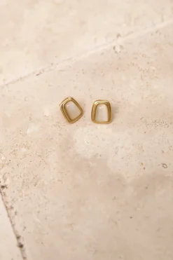 Earrings>Hello Molly 14k Gold Plated Wander Far Earrings Gold