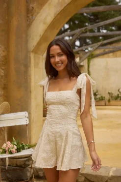 Rompers|Wedding Guest Dresses>Hello Molly Kinds of Kyra Romper White