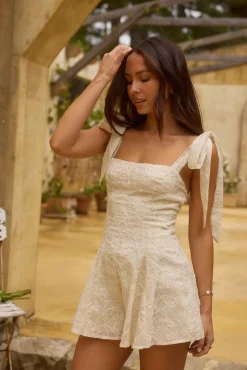 Rompers|Wedding Guest Dresses>Hello Molly Kinds of Kyra Romper White