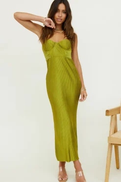 Formal Dresses|Spring Break Dresses>Hello Molly Kinds Of Love Maxi Dress Green