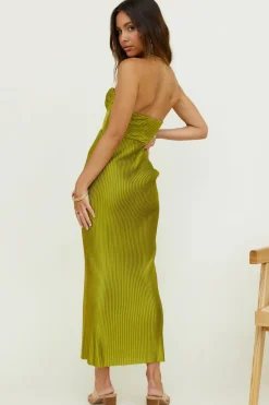 Formal Dresses|Spring Break Dresses>Hello Molly Kinds Of Love Maxi Dress Green