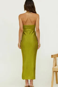 Formal Dresses|Spring Break Dresses>Hello Molly Kinds Of Love Maxi Dress Green