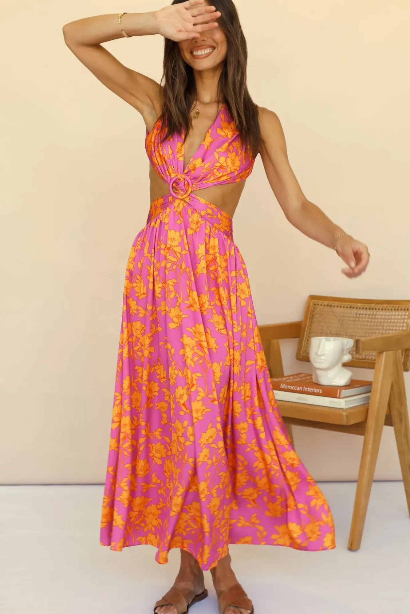 Spring Break Dresses|Brunch Dresses>Hello Molly Kisses In The Sunset Maxi Dress