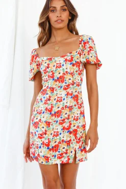 Spring Break Dresses|Casual Dresses>Hello Molly Kiss From My Beloved Dress Multi
