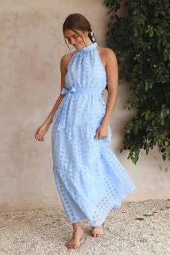 Spring Break Dresses|Bump Friendly>Hello Molly Kiss Me Maxi Dress Blue
