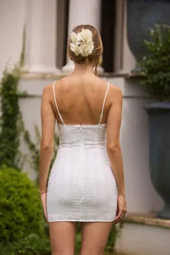 Cocktail Dresses|Vacation Dresses>Hello Molly Kiss Me Quick Mini Dress White
