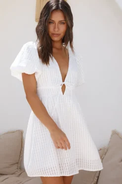 Spring Break Dresses|Brunch Dresses>Hello Molly Kite Flying Dress White