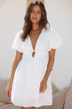 Spring Break Dresses|Brunch Dresses>Hello Molly Kite Flying Dress White