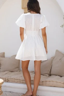 Spring Break Dresses|Brunch Dresses>Hello Molly Kite Flying Dress White