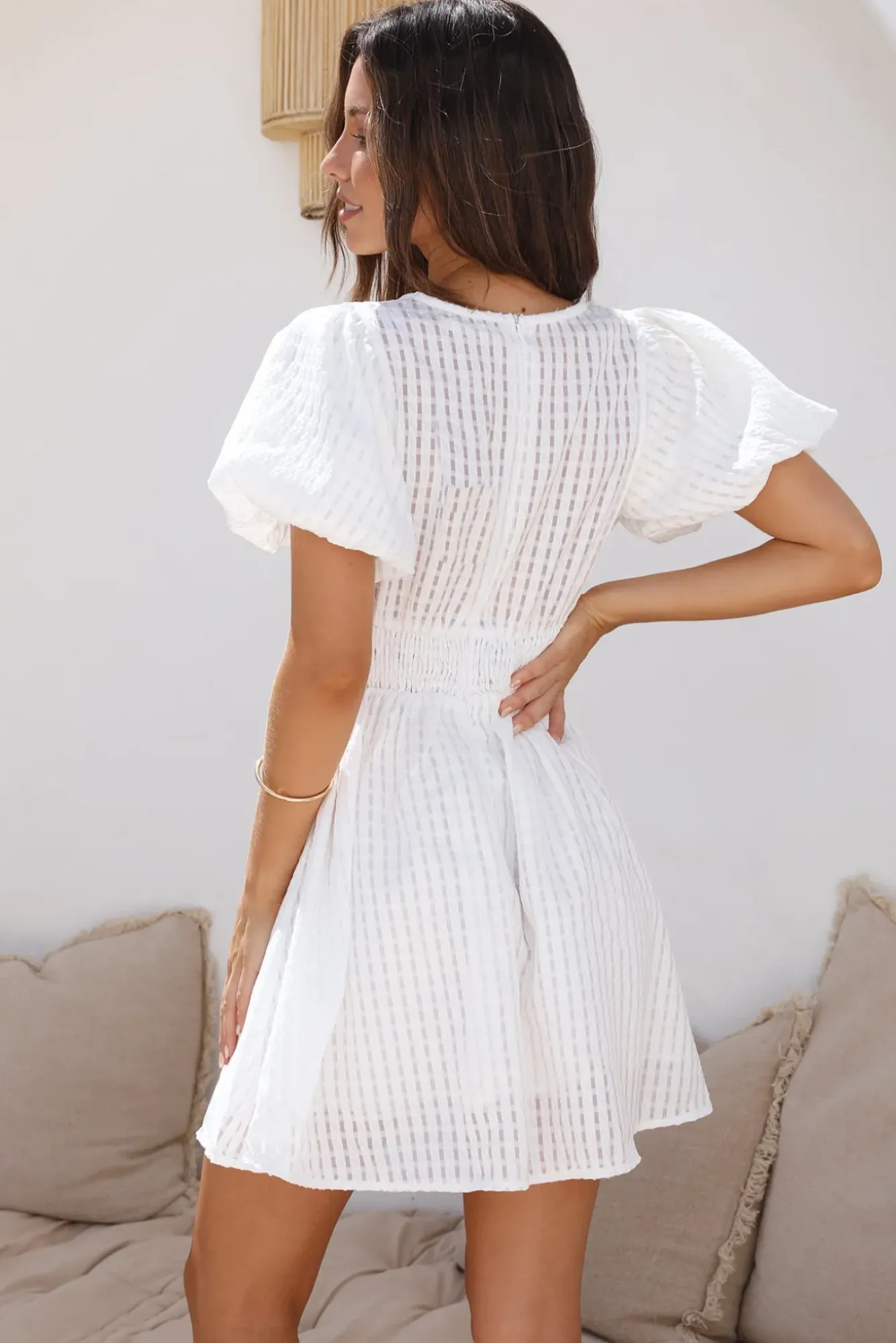 Spring Break Dresses|Brunch Dresses>Hello Molly Kite Flying Dress White