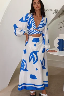 Cocktail Dresses|Brunch Dresses>Hello Molly Know Why Maxi Dress White