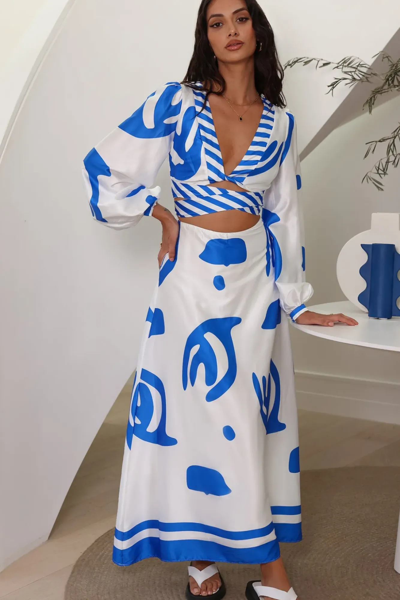 Cocktail Dresses|Brunch Dresses>Hello Molly Know Why Maxi Dress White