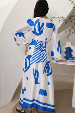 Cocktail Dresses|Brunch Dresses>Hello Molly Know Why Maxi Dress White