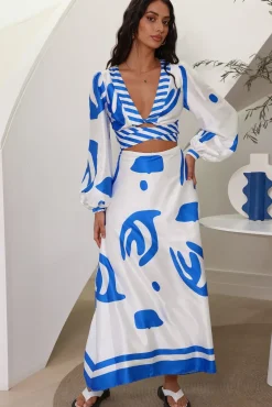 Cocktail Dresses|Brunch Dresses>Hello Molly Know Why Maxi Dress White