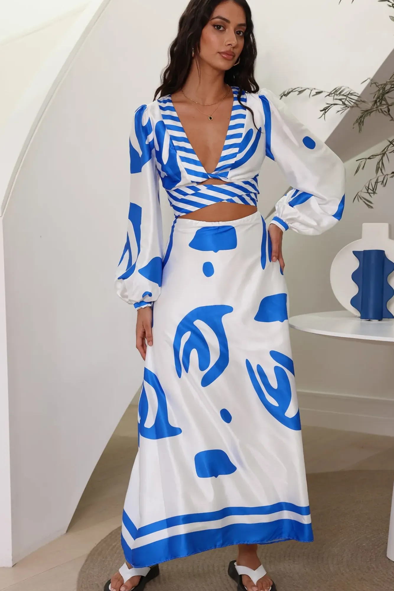 Cocktail Dresses|Brunch Dresses>Hello Molly Know Why Maxi Dress White