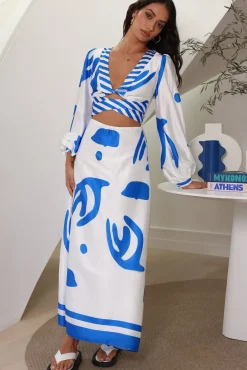 Cocktail Dresses|Brunch Dresses>Hello Molly Know Why Maxi Dress White