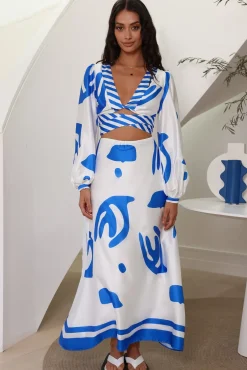 Cocktail Dresses|Brunch Dresses>Hello Molly Know Why Maxi Dress White