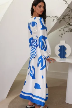 Cocktail Dresses|Brunch Dresses>Hello Molly Know Why Maxi Dress White