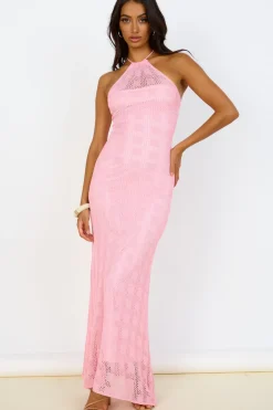 Vacation Dresses|Spring Break Dresses>Hello Molly Kombucha Maxi Dress Pink