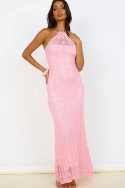 Vacation Dresses|Spring Break Dresses>Hello Molly Kombucha Maxi Dress Pink