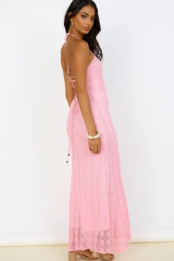 Vacation Dresses|Spring Break Dresses>Hello Molly Kombucha Maxi Dress Pink